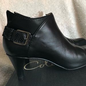 Cole Haan Kit Bootie II Black Zip up size 7 Boot